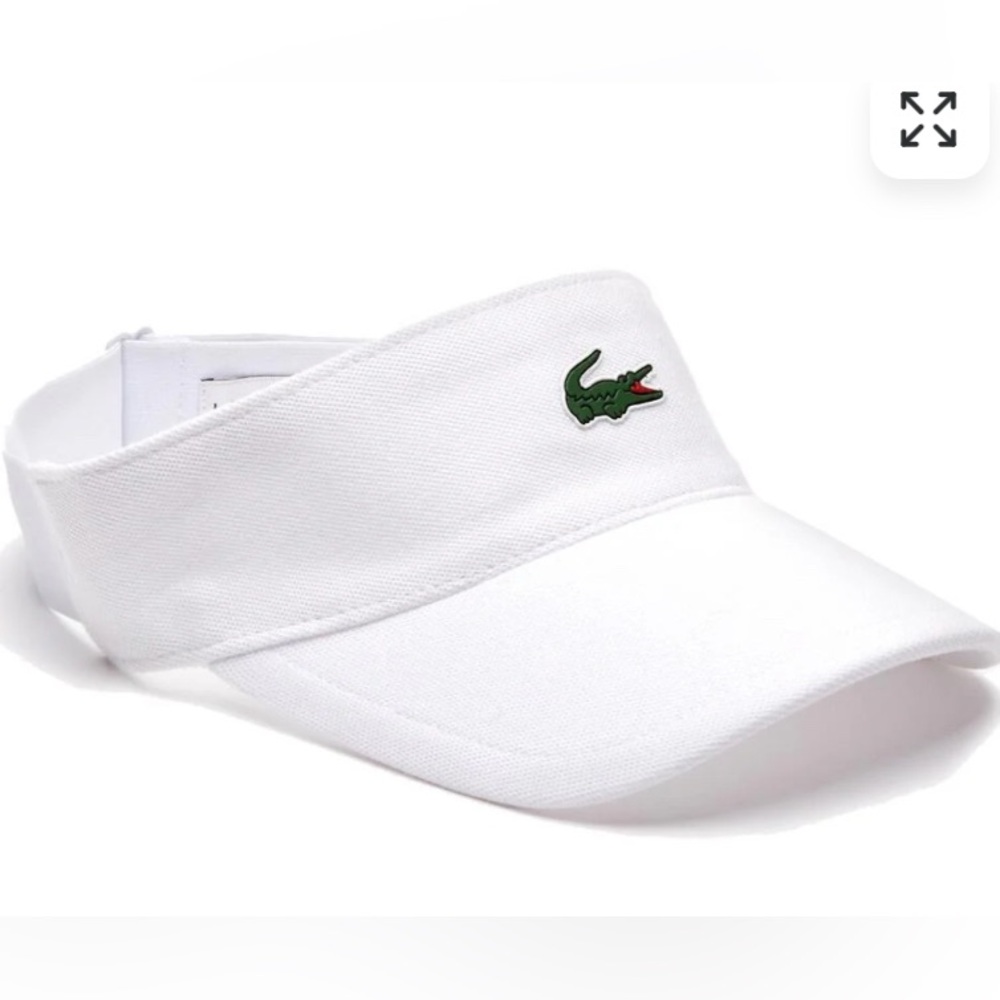 Lacoste Performance White Visor